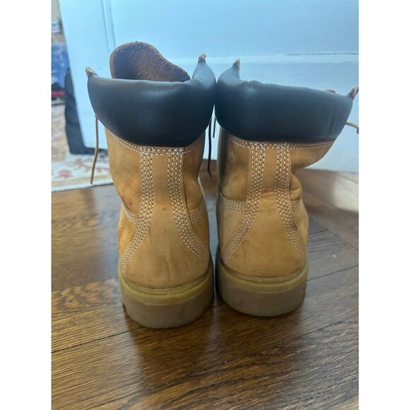 Timberland Premium 6-Inch Waterproof Boots Wheat Nubuck Size 12M - Picture 7 of 13
